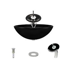 mr direct 601 black vessel sink