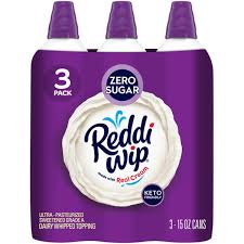 Reddi-wip Zero Sugar Whipped Topping, Keto Friendly, Gluten Free (45 oz)  Delivery or Pickup Near Me - Instacart