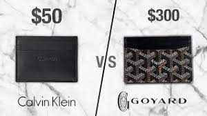 Samsill 81220 regal leather business card holder, case holds 25 business, black. 50 Wallet Vs 300 Goyard Wallet Is It Worth It Youtube