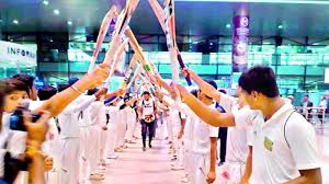 Have a great year ahead!! England Vs India 2018 Hanuma Vihari Receives A Grand Welcome At Home