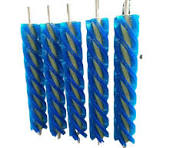 Industrial Cleaning Cylindrical Spiral Nylon Bristle Roller Brush