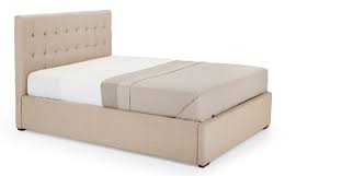 finlay kingsize bed with storage biscuit beige made com king size bed double bed with storage bed storage