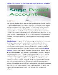 Maybe you would like to learn more about one of these? Manage Your Business Accounts With Sage Pastel Accounting Software S