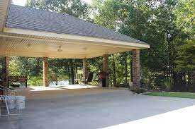 Carport attached to side of house. What Does A Carport Cost To Build Happy Diy Home