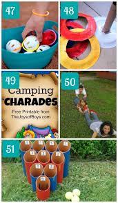 There are ideas for nighttime and suggestions for the most fun places to camp. 101 Camping Activities For Kids Camping Hacks The Dating Divas