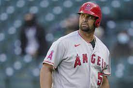 Louis cardinals' albert pujols is hit in the hand by a pitch during the seventh inning against the st. Stats Put Albert Pujols Among Mlb S Best Hitters Ever But His Last 4 Years Were Historically Awful