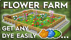 Like other crops its growth can be accelerated using a fertilizer such as bone meal. Minecraft Easiest Flower Dye Farm Tutorial 1 16 1 15 Youtube
