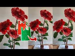 Como Fazer Flor Gigante Em Pe De Saco Plastico Ideias De Artesanato Com Flores Youtube Em 2020 Flores Gigantes Flores Artesanais Como Fazer Flores
