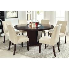 Furniture Of America Janna Wood 7 Piece Round Dining Set In Espresso Round Dining Room Table Round Dining Room Round Dining Table Sets