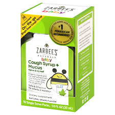 Zarbees Naturals Baby Cough Mucus Relief Syrup Natural