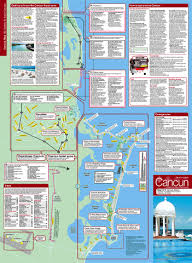 Toma ventaja de los mejores lugares y actividades en cancun. Cancun Map Travel Guide Mapchick Maps Travel Guides