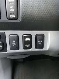 The rsca off indicator will illuminate, indicating that the curtain shield airbag and seatbelt pretensioner will not activate in a vehicle rollover. Wire Push Button Tacoma Forum Toyota Truck Fans