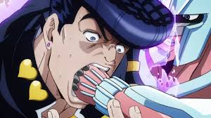 Crazy diamond can tell what josuke is feeling and does what it thinks its user wants. Josuke Mouth Fist Jojo S Bizarre Adventure Know Your Meme