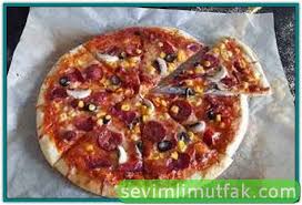 evde pizza nasil yapilir sevimli mutfak yemek tarifi pizza gida yemek tarifleri