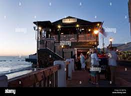 Cheeseburger In Paradise Restaurant On Front Street Lahaina Maui Hawaii At Sundown Stock Photo Alamy