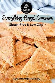Everything Bagel Keto Crackers Recipe In 2021 Everything Bagel Food Processor Recipes Snacks