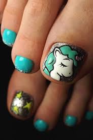 Uñas decoradas para pies de anclas. Trendy Unicorn Nail Designs Unas Manos Y Pies Unas Pies Decoracion Disenos De Unas Pies