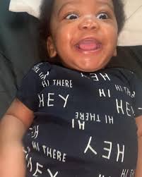 Happy 5 months to my goofy snuggle bug🫶🏾🫶🏾