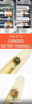 Occasionally, the corrosion is bad enough for the spring in the battery terminals to rust through and break. How To Fix Corroded Battery Terminals Battery Terminal Fix It Simple Electronics