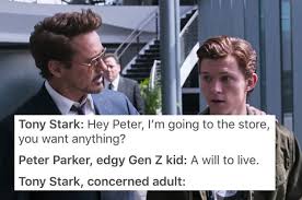 Here we bring you the funniest tony stark and peter parker memes. Ironman Quotes Tumblr Tony Stark And Peter Parker Tumblr Dogtrainingobedienceschool Com