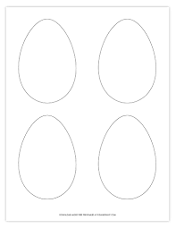 View and print full size. Free Printable Easter Egg Coloring Pages Easter Egg Template