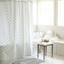 Ava Block Print Shower Curtain Spa Ballard Designs Printed Shower Curtain Simple Bathroom Decor Curtains
