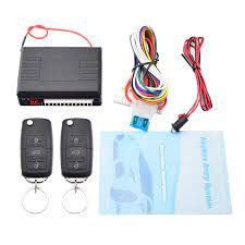 Universal Car Central Locking Kit Auto Keyless Entry System Two Remote Controller Vehicle Door Lock Car Alarm Central Lock Set Burglar Alarm Aliexpress
