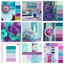 Girl S Room Colors Purple And Teal Turquoise Girls Room Colors Colorful Kids Room Purple Girls Room