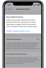 Mengenai kalibrasi ulang pelaporan kesehatan baterai di iOS 14.5 - Apple Support (ID)