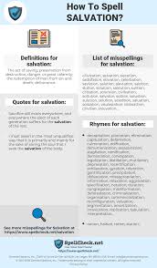 This page lists the spell components in deliverance. How To Spell Salvation And How To Misspell It Too Spellcheck Net