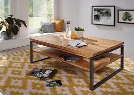 Erst zusammen mit dem passenden couchtisch erhält das wohnzimmer seine gemütliche atmosphäre. Couchtische Naturmobel Massivholz