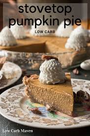 This Sugar Free Pumpkin Pie Recipe Features A No Bake Pie Filling In A Low Carb Pie Crust It Low Carb Pumpkin Pie Sugar Free Low Carb Low Carb Recipes Dessert