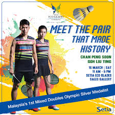 Chan peng soon on wn network delivers the latest videos and editable pages for news & events, including entertainment, music, sports, science and more, sign up and share your playlists. S P Setia Here S What S Causing A Racket Next Weekend Here At Setiaecoglades Catch Our Top National Mixed Doubles Pair Chan Peng Soon Goh Liu Ying Who Will Grace
