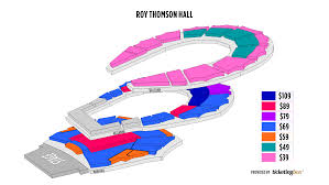 Toronto Roy Thomson Hall Seating Chart