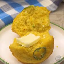 Recipe Of The Day Cauliflower Cornbread Muffins Gluten Free Muffins Have Never Tasted So Good Whipped Egg White Food Network Recipes Food Cornbread Muffins
