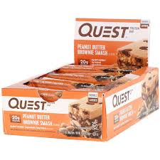 At the downtown chicago law firm where i work, we often bring in goodies for special occasions. Quest Nutrition Protein Bar Peanut Butter Brownie Smash 12 Bars 2 12 Oz 60 G Each Iherb