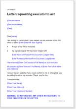 The first step in getting letters of executorship is reporting the deceased estate to the master. Letter To Executor Net Lawman