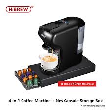 Looking for the best capsule coffee machine? Hibrew 4 In 1 Multiple Capsule Espresso Coffee Machine And Dolce Gusto Nespresso Capsule Rack Storage Box Coffee Makers Aliexpress