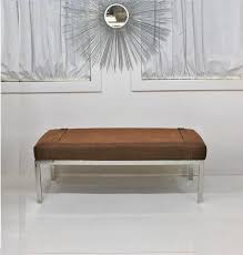 99 $10.00 coupon applied at checkout save $10.00 with coupon Mid Century Modern Chrome And Faux Leather Bench Seat Ottoman Coffee Table By Grestuff From Gre Stuff Of Rockland Ma Attic