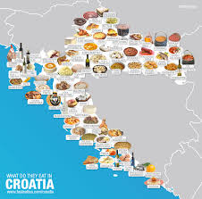 Food Map Of Croatia 290 Croatian Dishes And Food Products Food Map Holiday Essentials Foreign Food