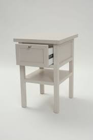 Made of veneers, wood and engineered wood. Long Island Small Bedside Table Chalk Or Shale Pr Home