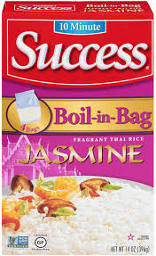 Add 1 cup (185 g) of jasmine rice to a large bowl. Boil In Bag Jasmine Rice Success Rice