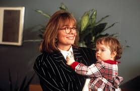 Diane Keaton and Kristina/Michelle Kennedy in Baby Boom 1987
