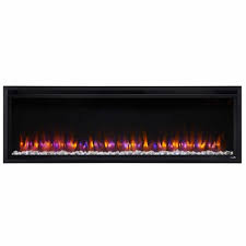 How to install an electric fireplace insert modern. Simplifire Allusion Platinum 60 In Wall Mount Electric Fireplace Sf Allp60 Bk Target