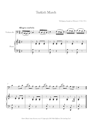 The image above is just a preview of the first page of this item. Mozart Rondo Alla Turca Sheet Music For Cello 8notes Com