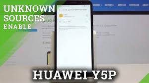 How To Allow App Installation In Huawei Y5p Enable Unknown Sources Youtube