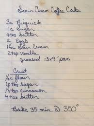 Bisquick Coffee Cake Sour Cream Sour Cream Bisquick Coffee Cake My Mother Used To Make This All The Time Family Favorite Bisquick Coffee Cake Recipe Coffee Cake Bisquick Recipes