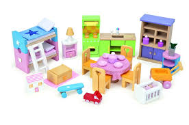 Le Toy Van Starter Furniture Set Dolls House Wooden Accessory Set Styles And Colours May Vary Amazon Kids Wooden Toys Dollhouse Furniture Wooden Dollhouse