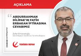 Milletle dalga geçiyorlar ifadelerini kullandı. Abdurrahman Dilipak In Fatih Erbakan Iftirasina Cevabimiz Yeniden Refah Partisi