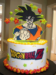 Dragon ball z cake topper dragonball son goku happy birthday theme cartoon party decoration baby shower kids birthday party supplies decorate your cake with this dragonball themed happy birthday cake to make the cake more unique. 30 Best Photo Of Dragon Ball Z Birthday Cake Davemelillo Com Happy Birthday Cakes Goku Birthday Dragonball Z Cake
